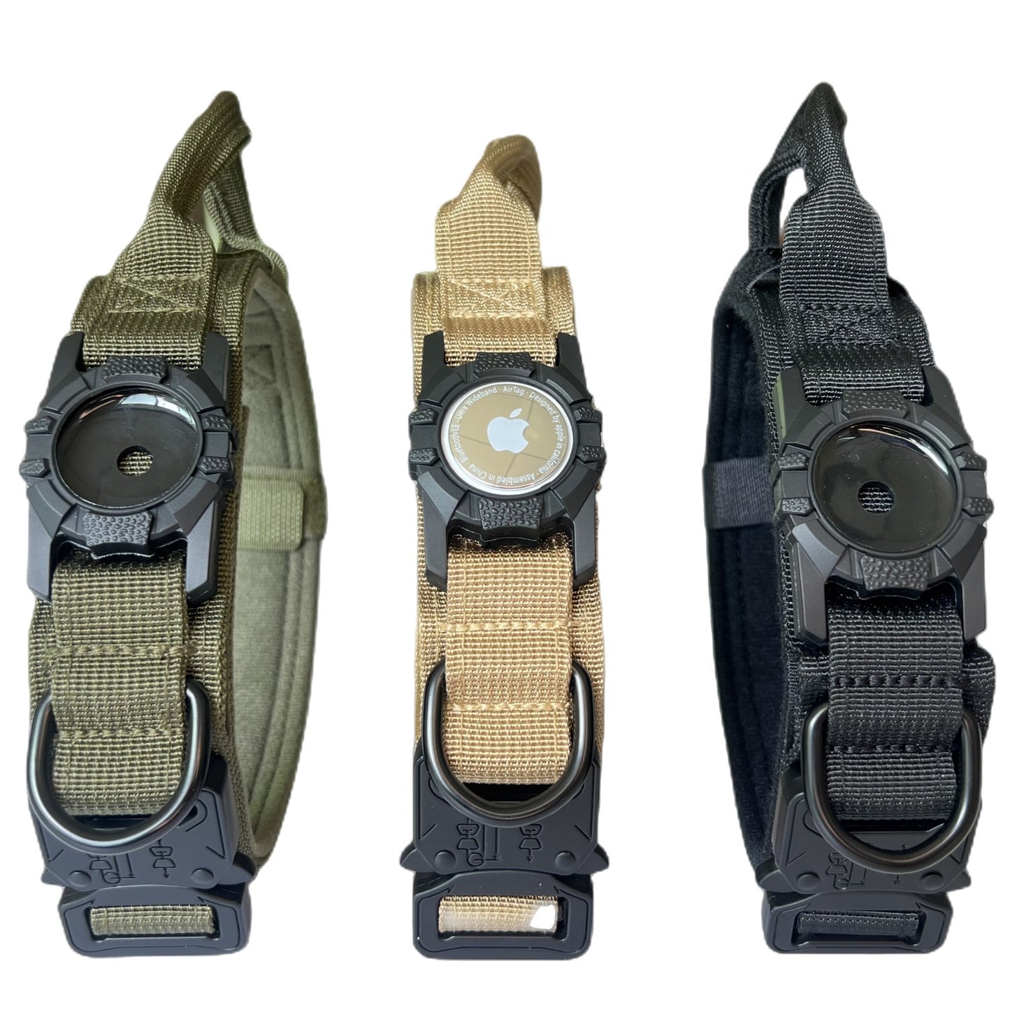 Heavy-Duty GPS Dog Collar with Airtag Holder
