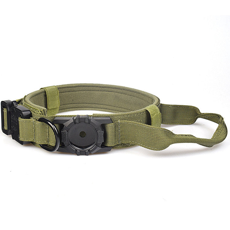 Heavy-Duty GPS Dog Collar with Airtag Holder